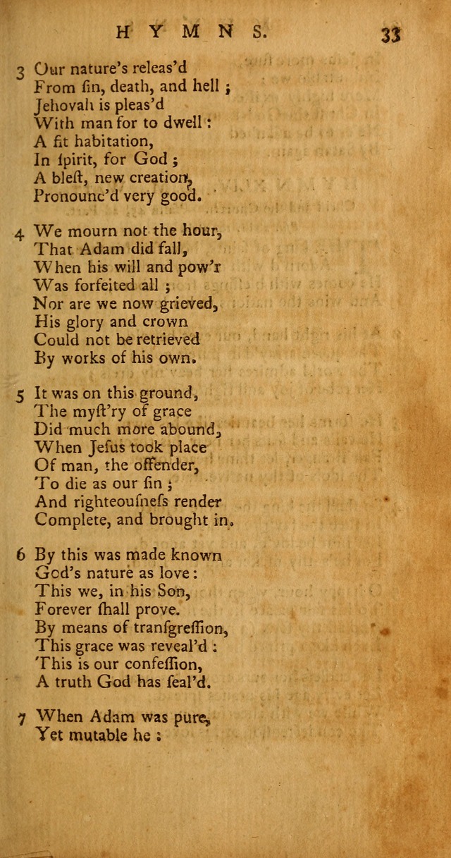 Psalms, Hymns and Spiritual Songs: selected and original, designed for the use of the Church Universal in public and private devotion page 33