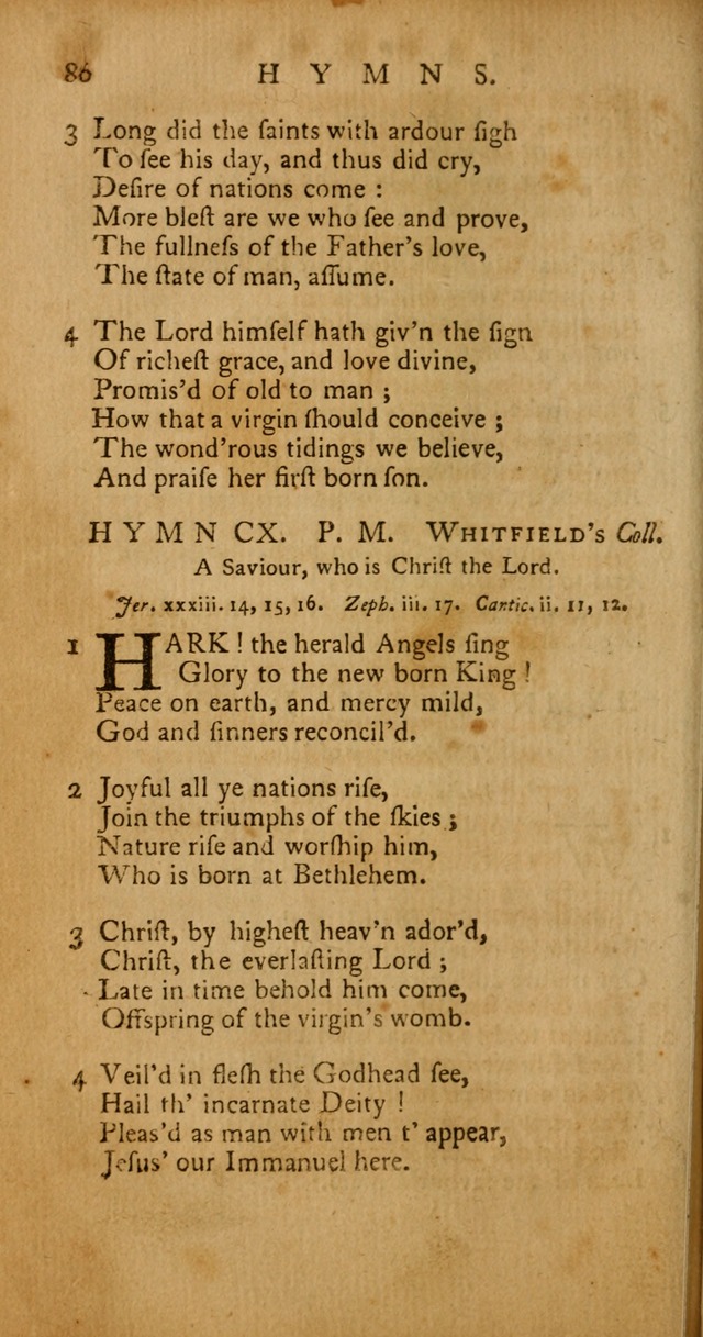 Psalms, Hymns and Spiritual Songs: selected and original, designed for the use of the Church Universal in public and private devotion page 86