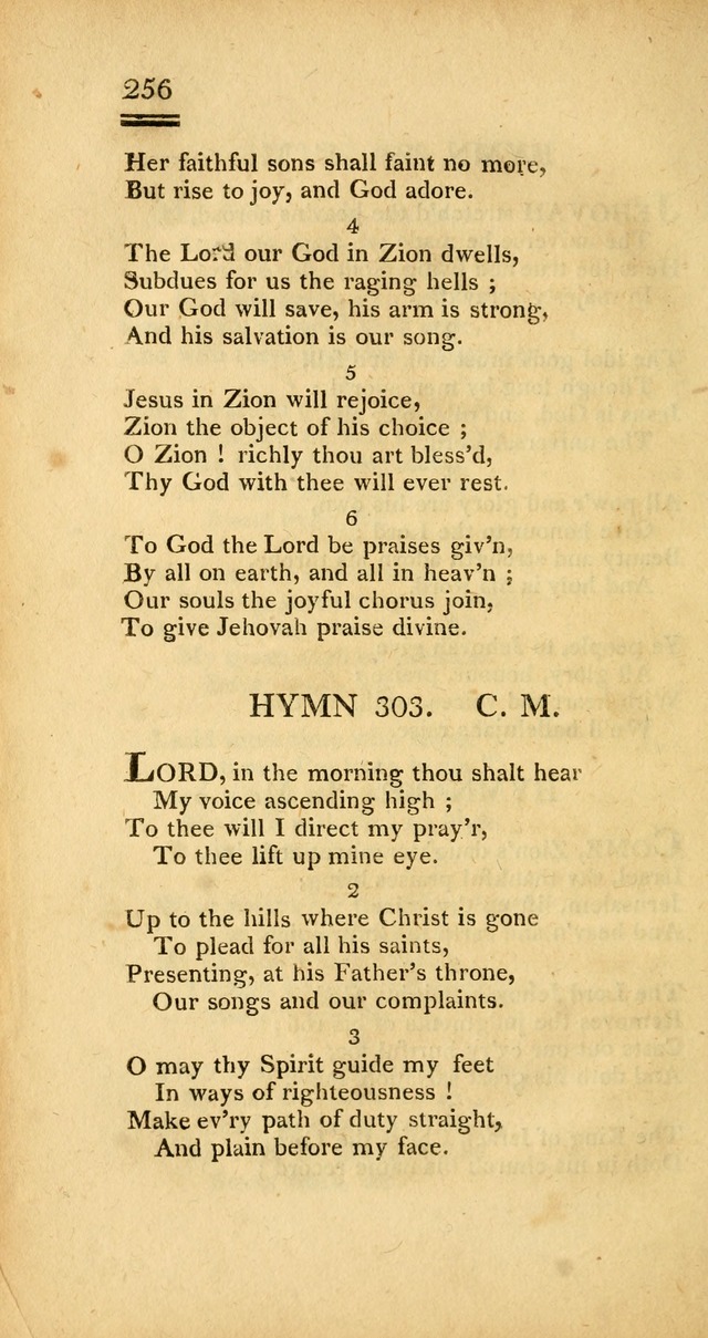 Psalms, Hymns and Spiritual Songs: selected and designed for the use of  the church universal, in public and private devotion; with an appendix, containing the original hymns omitted in the last ed. page 258