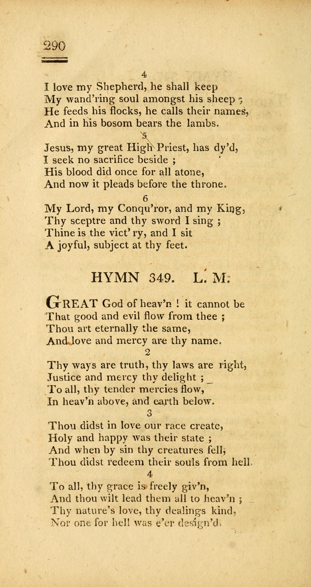 Psalms, Hymns and Spiritual Songs: selected and designed for the use of  the church universal, in public and private devotion; with an appendix, containing the original hymns omitted in the last ed. page 292