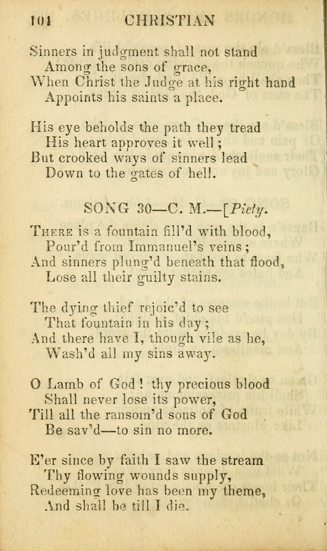 Psalms, Hymns, and Spiritual Songs: original and selected (5th ed.) page 106