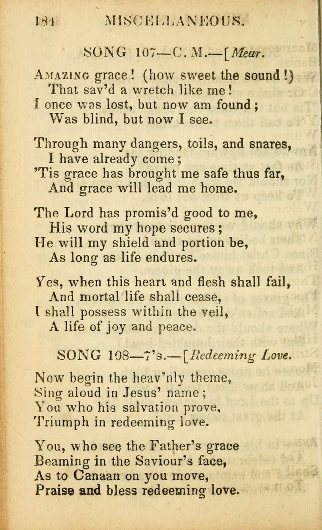Psalms, Hymns, and Spiritual Songs: original and selected (5th ed.) page 186