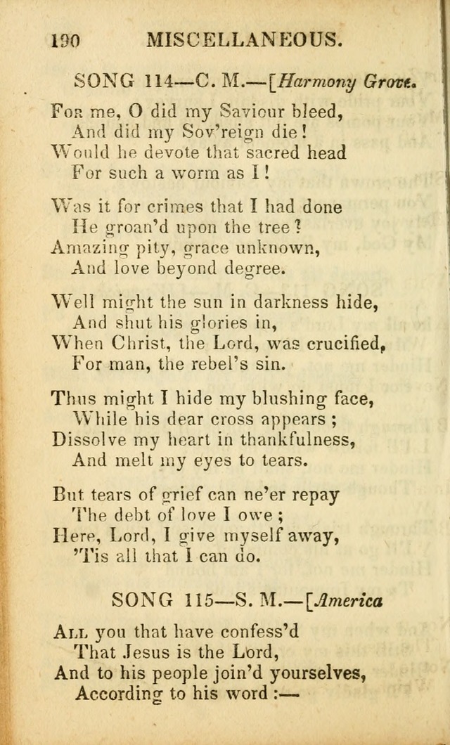 Psalms, Hymns, and Spiritual Songs: original and selected (5th ed.) page 192