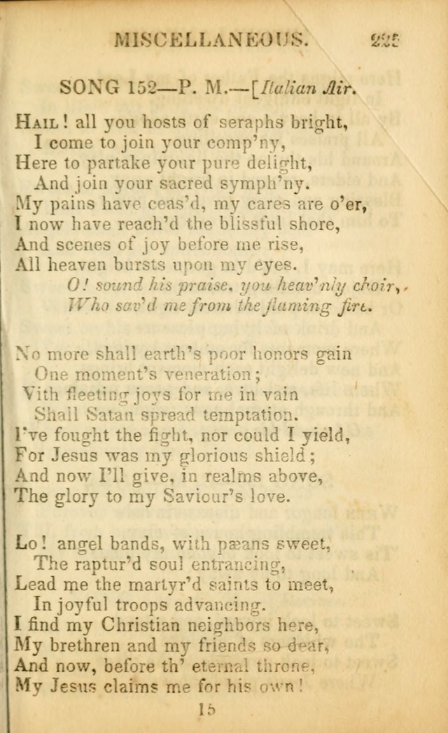Psalms, Hymns, and Spiritual Songs: original and selected (5th ed.) page 227