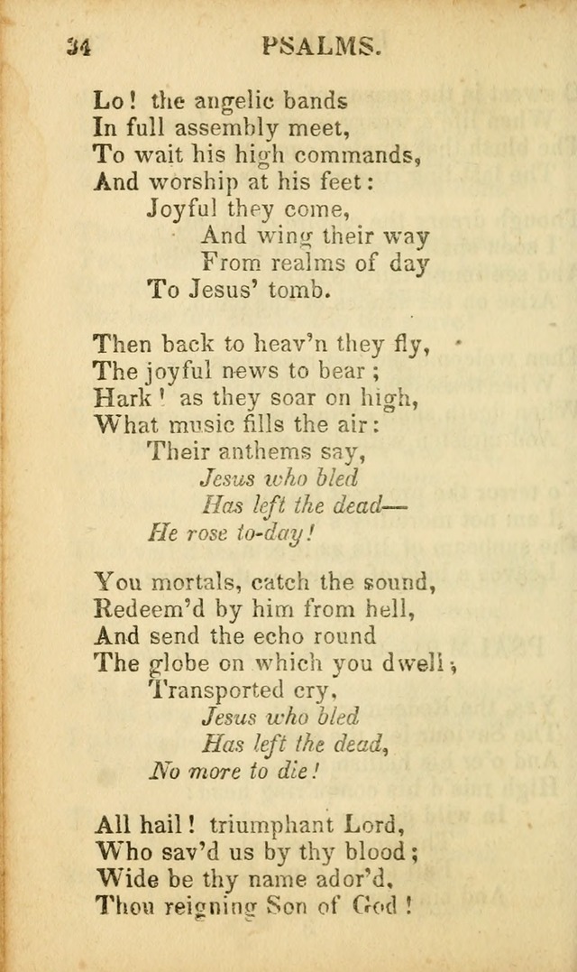 Psalms, Hymns, and Spiritual Songs: original and selected (5th ed.) page 34