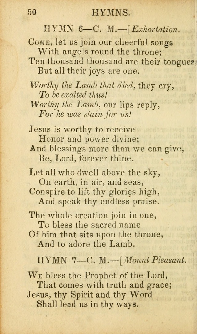 Psalms, Hymns, and Spiritual Songs: original and selected (5th ed.) page 52
