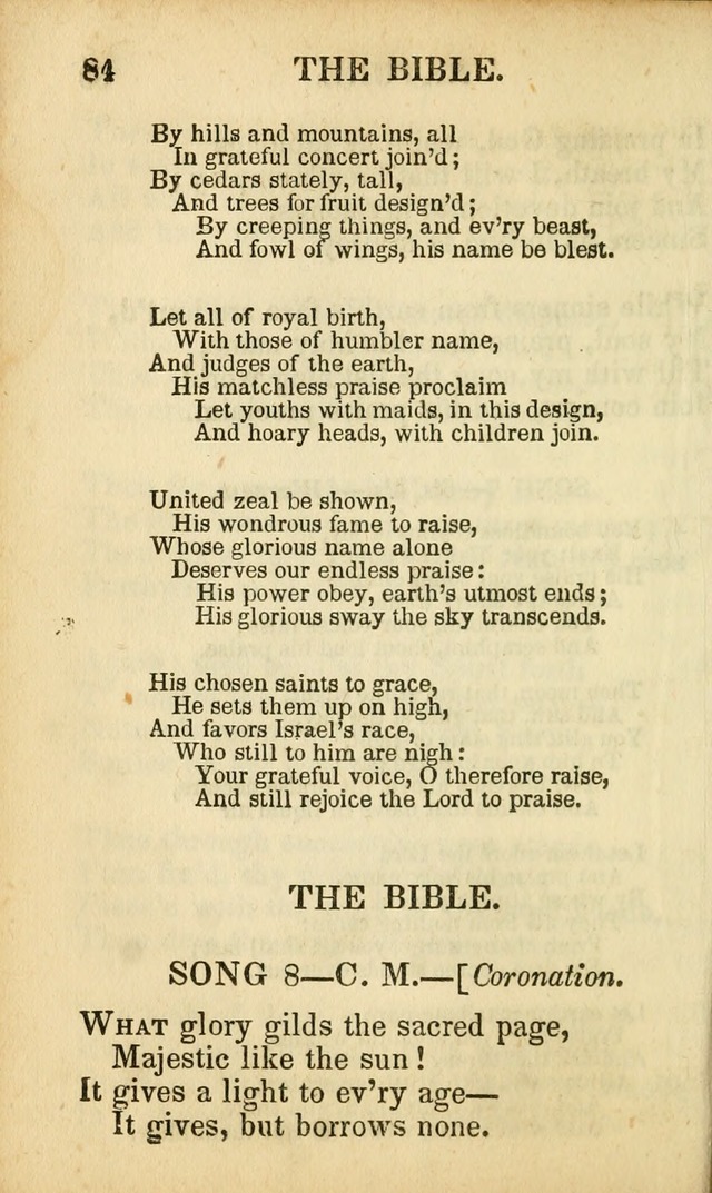 Psalms, Hymns, and Spiritual Songs: original and selected (5th ed.) page 86