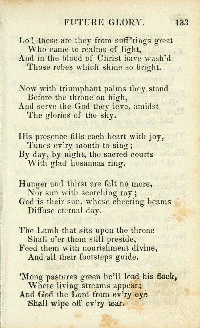 Psalms, Hymns and Spiritual Songs, Original and Selected. (14th stereotype ed.) page 133