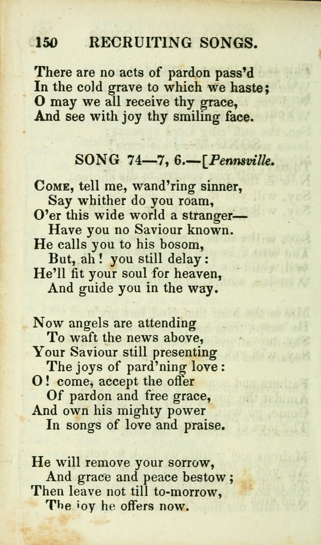 Psalms, Hymns and Spiritual Songs, Original and Selected. (14th stereotype ed.) page 150