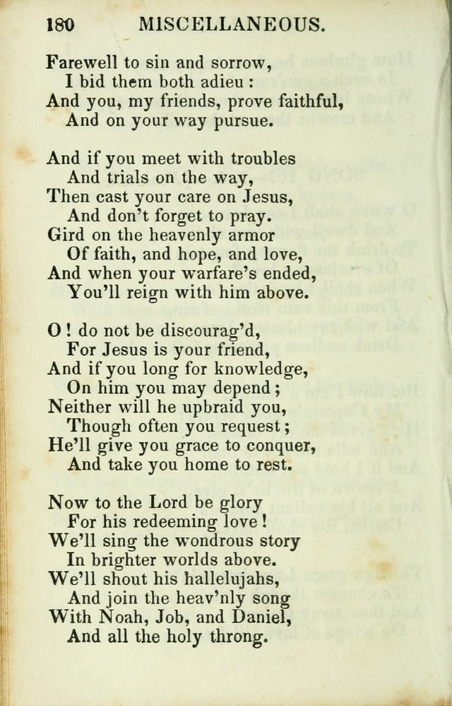 Psalms, Hymns and Spiritual Songs, Original and Selected. (14th stereotype ed.) page 180
