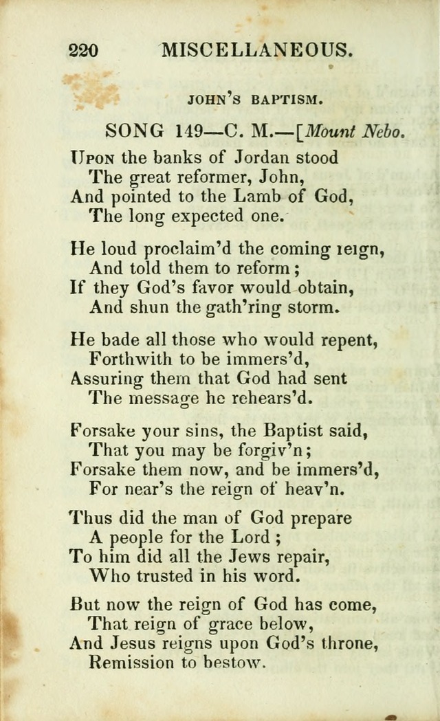 Psalms, Hymns and Spiritual Songs, Original and Selected. (14th stereotype ed.) page 220