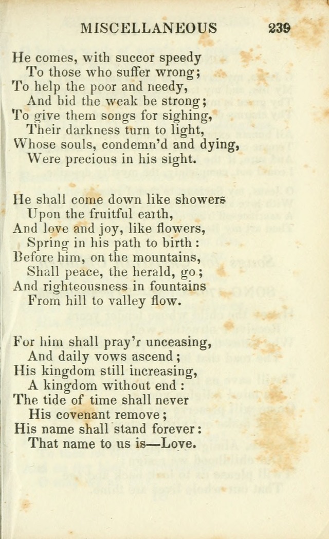 Psalms, Hymns and Spiritual Songs, Original and Selected. (14th stereotype ed.) page 239
