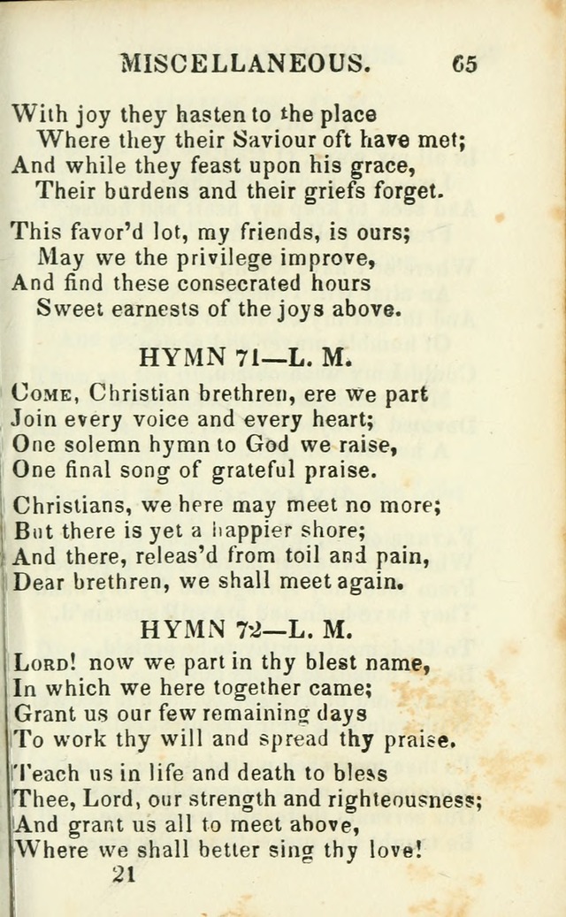 Psalms, Hymns and Spiritual Songs, Original and Selected. (14th stereotype ed.) page 321