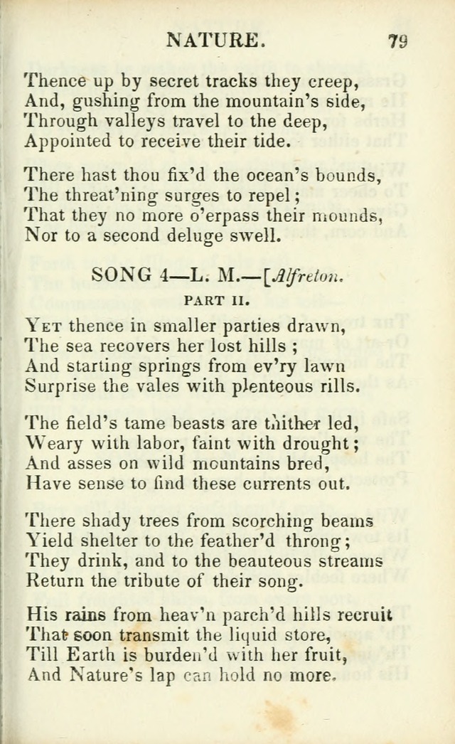 Psalms, Hymns and Spiritual Songs, Original and Selected. (14th stereotype ed.) page 79