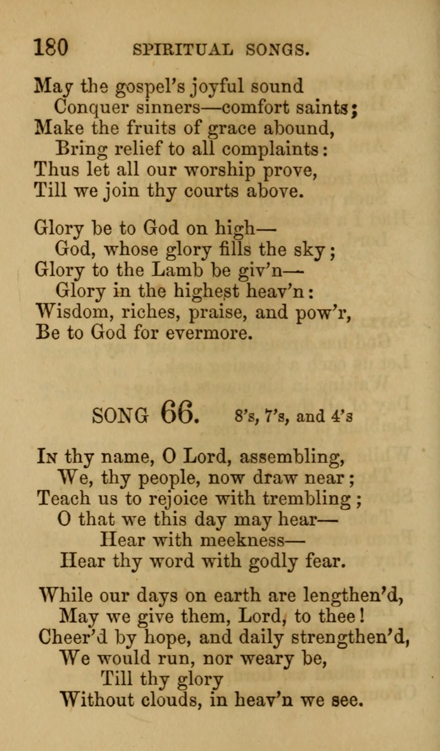 Psalms, Hymns and Spiritual Songs, Original and Selected. (7th ed.) page 180