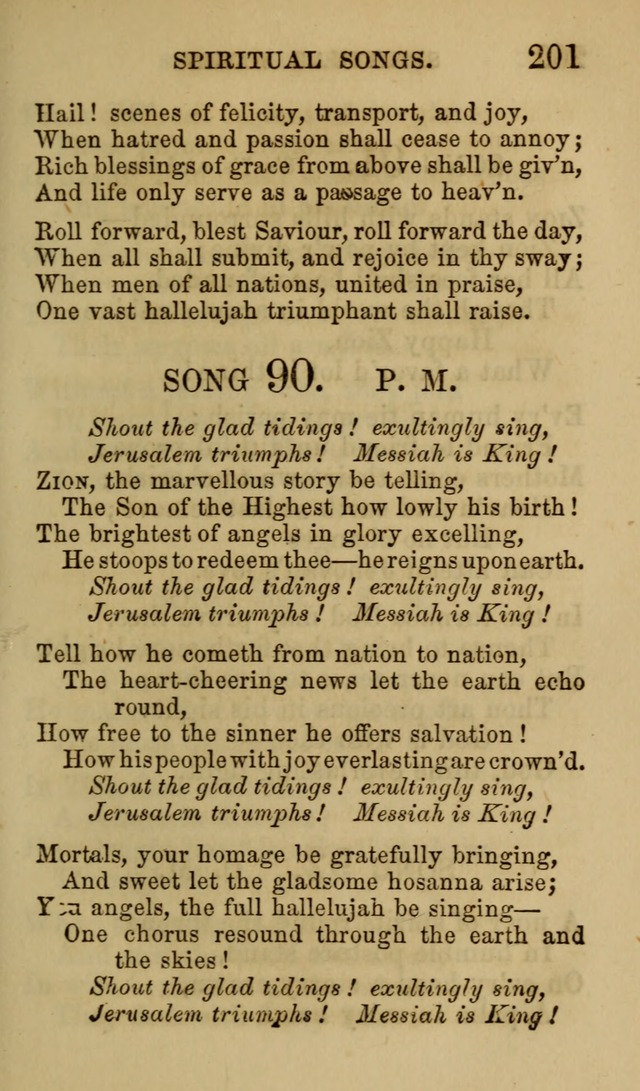 Psalms, Hymns and Spiritual Songs, Original and Selected. (7th ed.) page 201