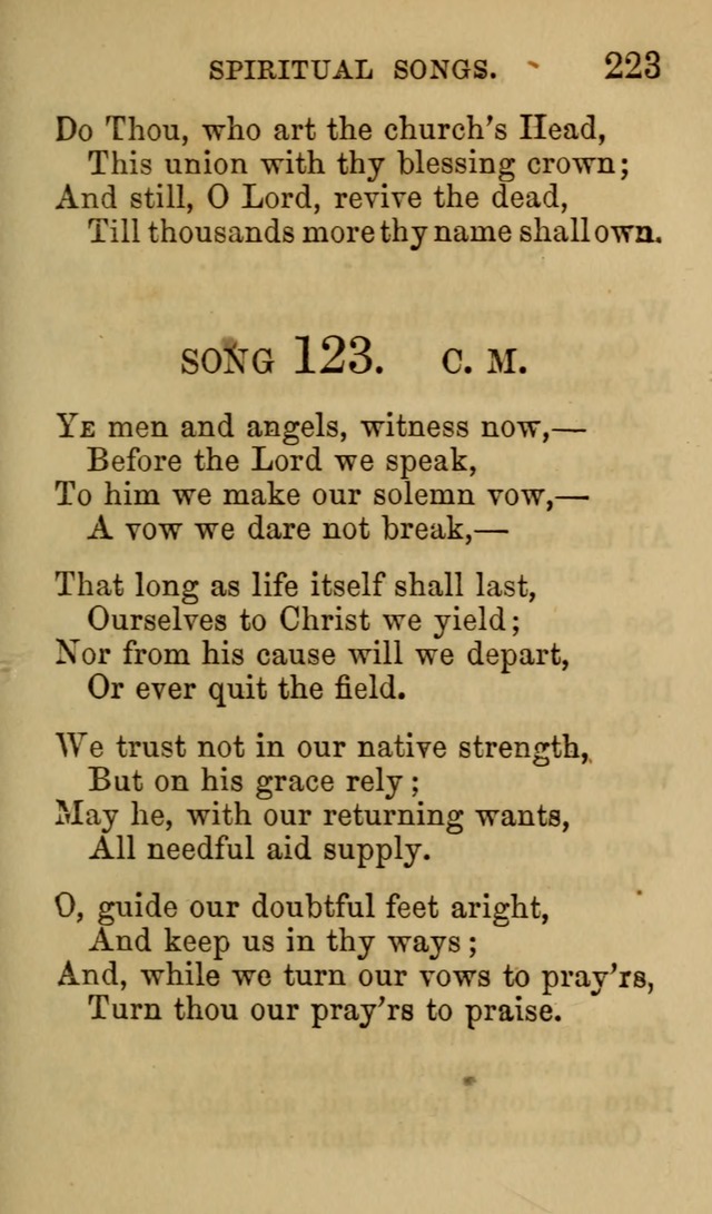 Psalms, Hymns and Spiritual Songs, Original and Selected. (7th ed.) page 223