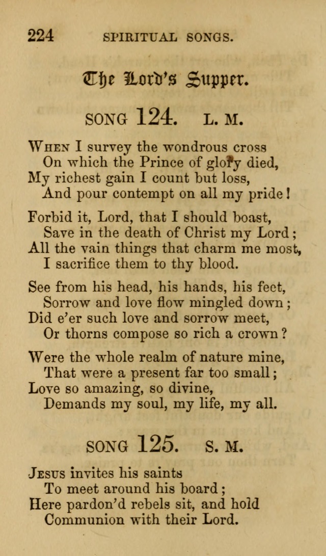 Psalms, Hymns and Spiritual Songs, Original and Selected. (7th ed.) page 224