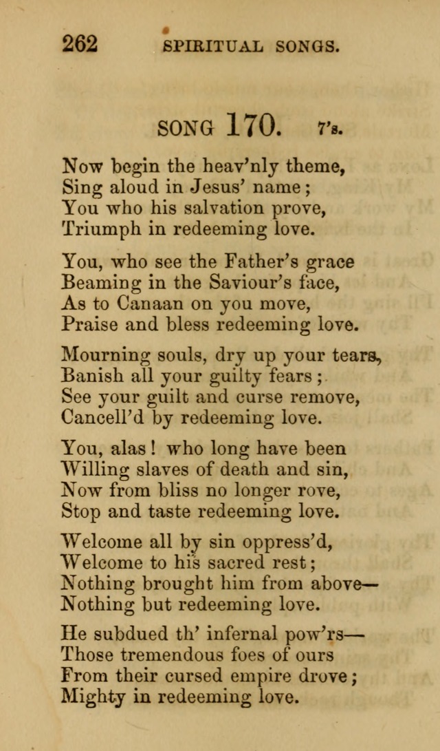 Psalms, Hymns and Spiritual Songs, Original and Selected. (7th ed.) page 262