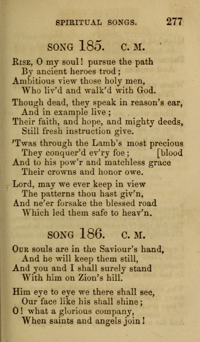 Psalms, Hymns and Spiritual Songs, Original and Selected. (7th ed.) page 277