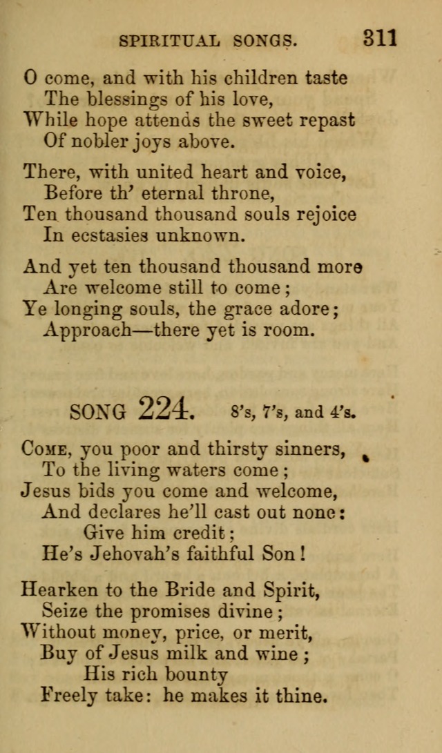 Psalms, Hymns and Spiritual Songs, Original and Selected. (7th ed.) page 311