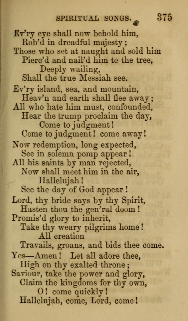 Psalms, Hymns and Spiritual Songs, Original and Selected. (7th ed.) page 375
