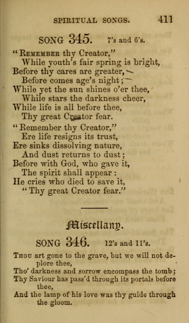 Psalms, Hymns and Spiritual Songs, Original and Selected. (7th ed.) page 411