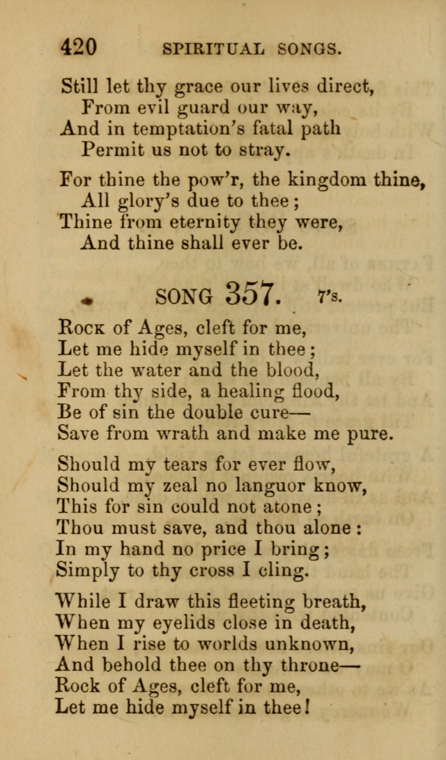 Psalms, Hymns and Spiritual Songs, Original and Selected. (7th ed.) page 420