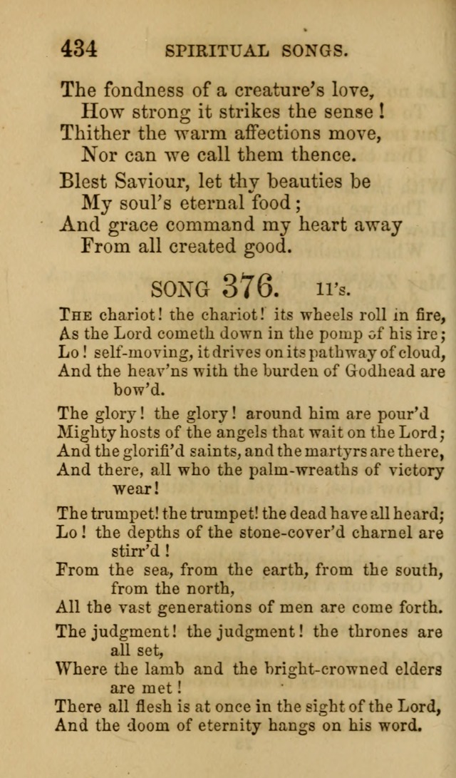 Psalms, Hymns and Spiritual Songs, Original and Selected. (7th ed.) page 434