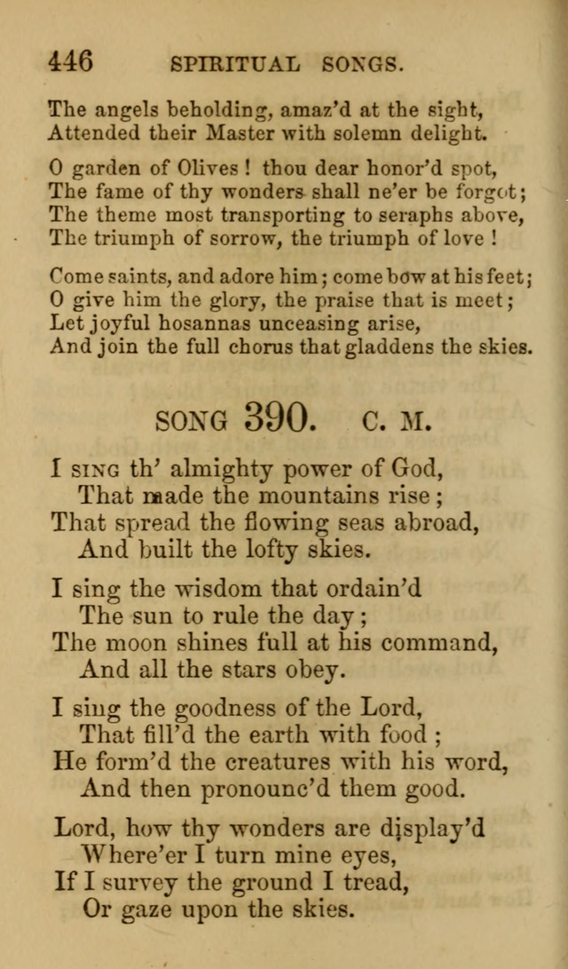 Psalms, Hymns and Spiritual Songs, Original and Selected. (7th ed.) page 446