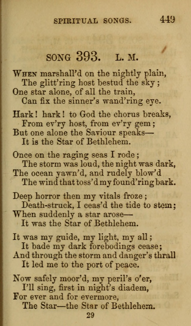 Psalms, Hymns and Spiritual Songs, Original and Selected. (7th ed.) page 449