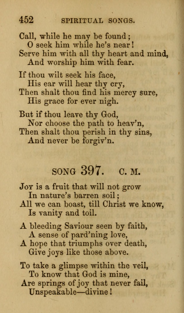 Psalms, Hymns and Spiritual Songs, Original and Selected. (7th ed.) page 452