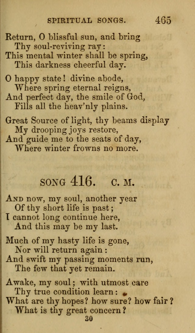 Psalms, Hymns and Spiritual Songs, Original and Selected. (7th ed.) page 465