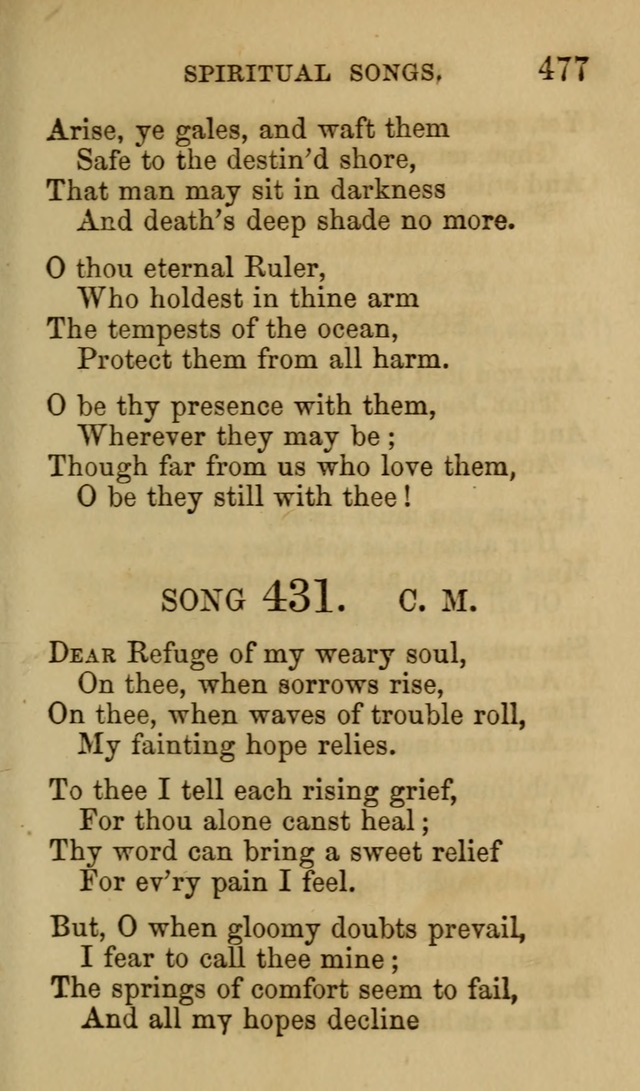 Psalms, Hymns and Spiritual Songs, Original and Selected. (7th ed.) page 477