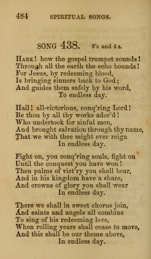 Psalms, Hymns and Spiritual Songs, Original and Selected. (7th ed.) page 484