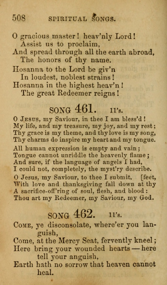 Psalms, Hymns and Spiritual Songs, Original and Selected. (7th ed.) page 508