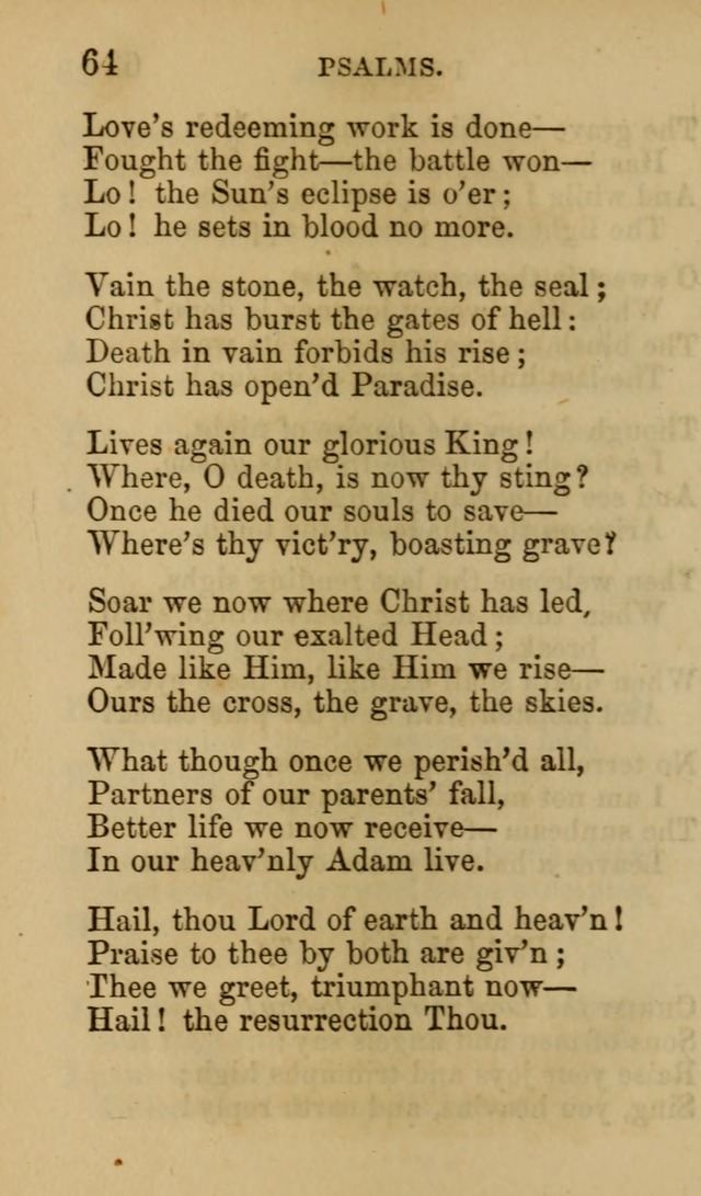 Psalms, Hymns and Spiritual Songs, Original and Selected. (7th ed.) page 64