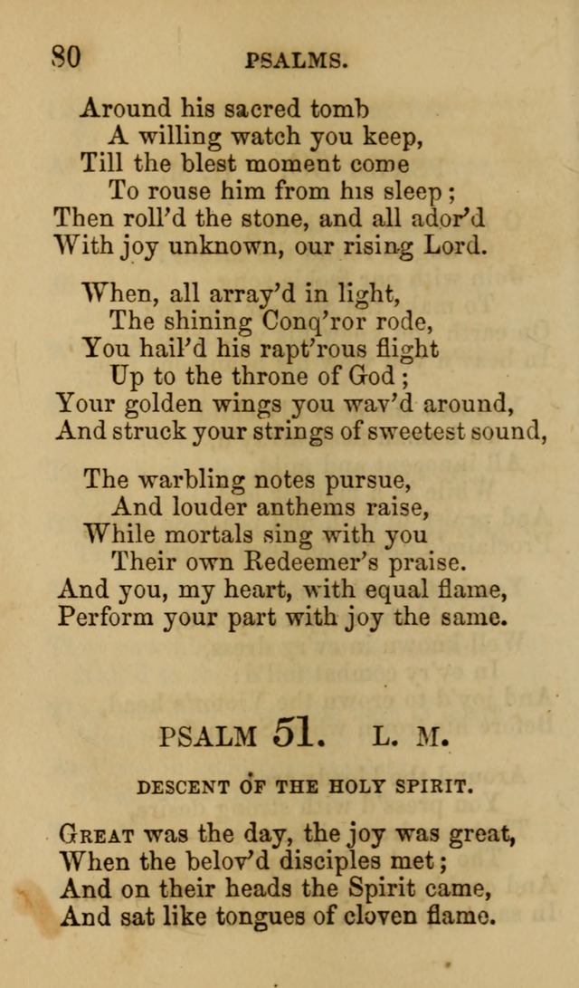 Psalms, Hymns and Spiritual Songs, Original and Selected. (7th ed.) page 80