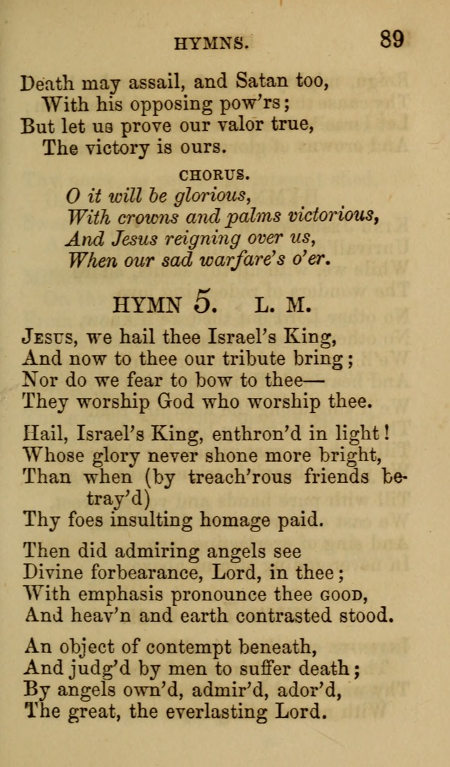 Psalms, Hymns and Spiritual Songs, Original and Selected. (7th ed.) page 89