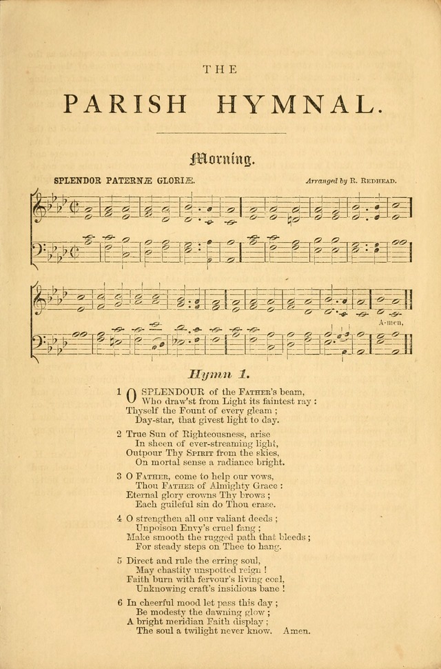 The Parish hymnal: for "The service of song in the House of the Lord" page 12