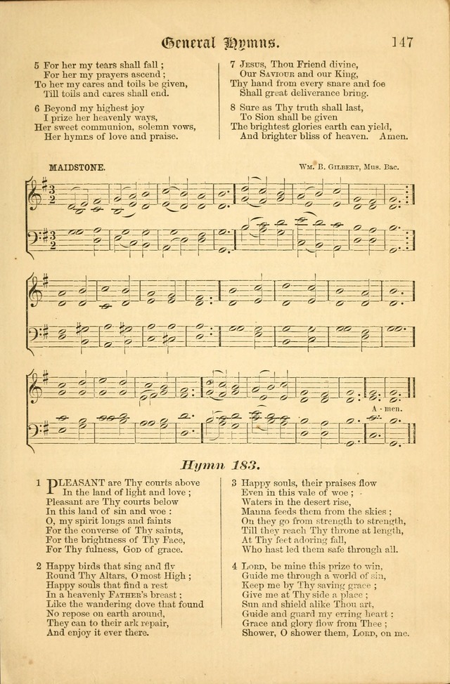 The Parish hymnal: for "The service of song in the House of the Lord" page 154