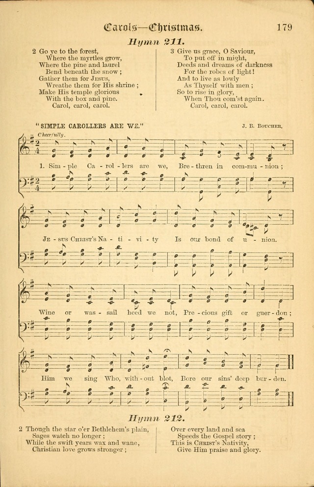 The Parish hymnal: for "The service of song in the House of the Lord" page 186