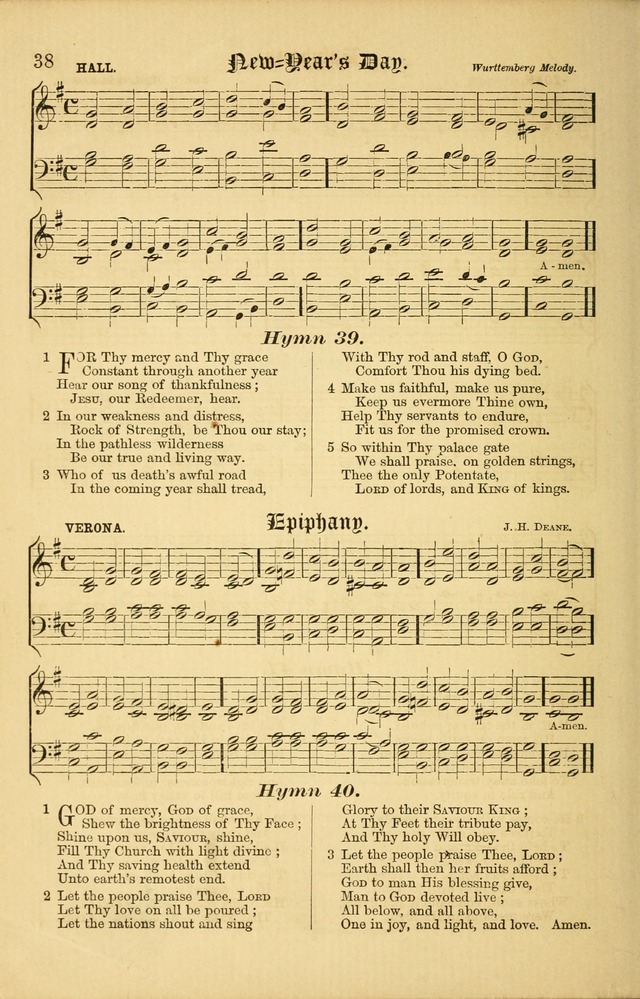 The Parish hymnal: for "The service of song in the House of the Lord" page 45