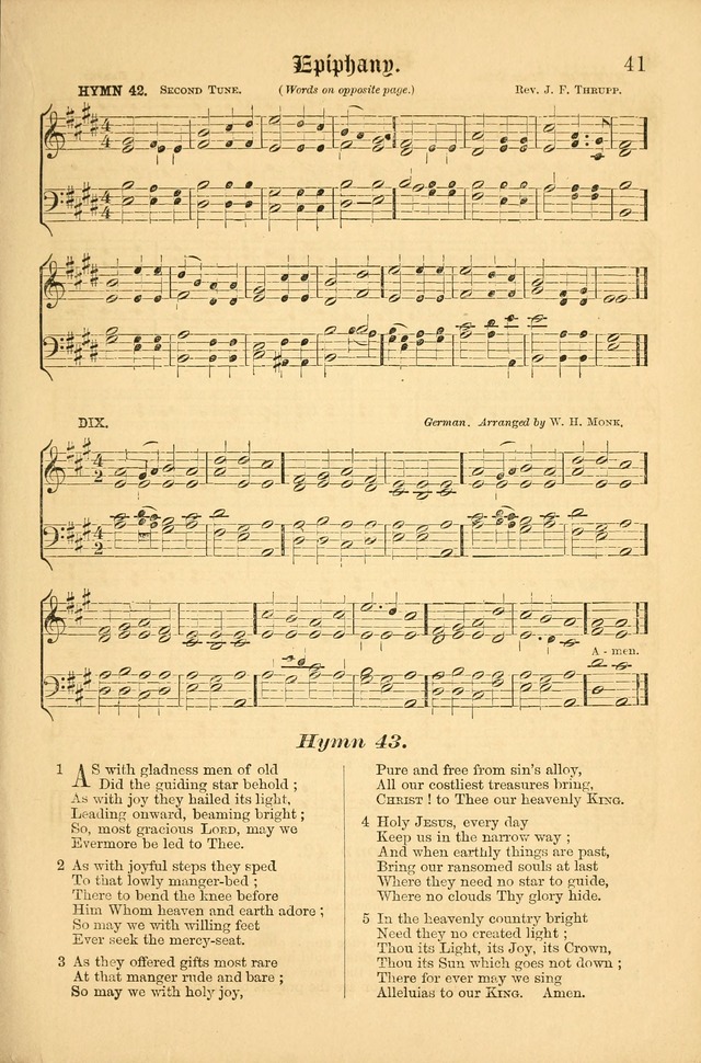 The Parish hymnal: for "The service of song in the House of the Lord" page 48