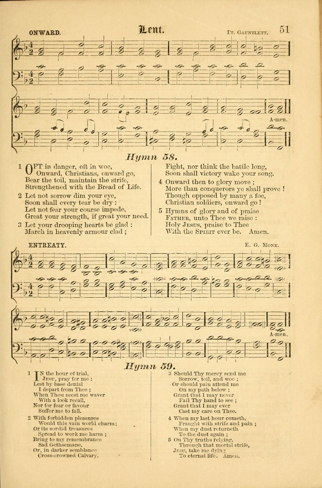 The Parish hymnal: for "The service of song in the House of the Lord" page 58