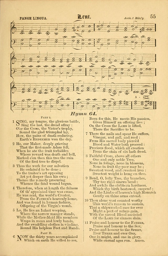 The Parish hymnal: for "The service of song in the House of the Lord" page 62