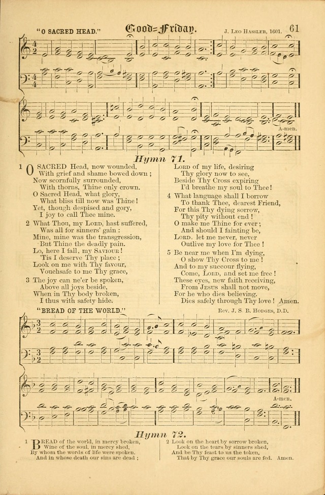 The Parish hymnal: for "The service of song in the House of the Lord" page 68
