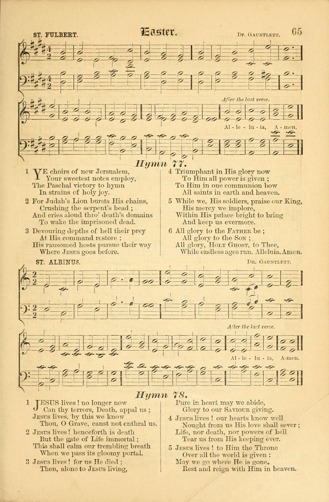 The Parish hymnal: for "The service of song in the House of the Lord" page 72