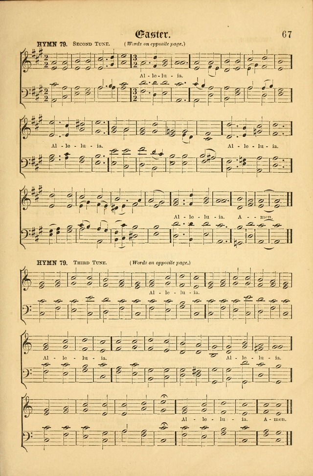 The Parish hymnal: for "The service of song in the House of the Lord" page 74