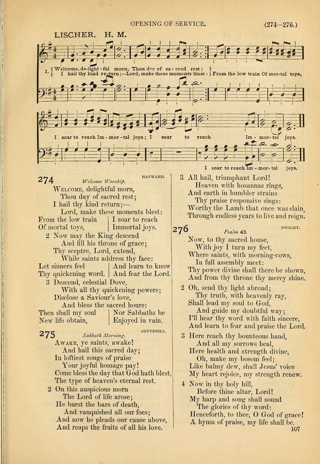 Psalms and Hymns and Spiritual Songs: a manual of worship for the church of Christ page 107